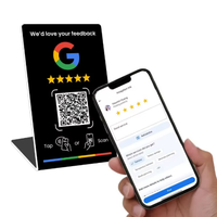 Stand up google review Cards